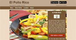 Desktop Screenshot of elpolloricorestaurant.com